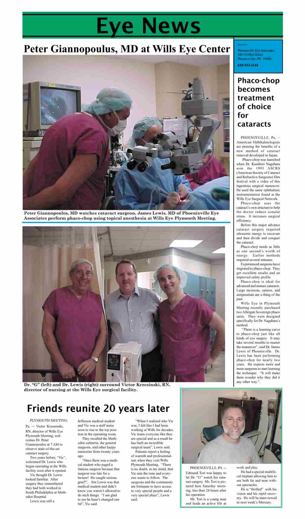 Eye News Volume I Issue 1